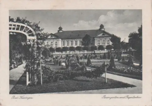 Bad Kissingen - Rosengarten und Regentenbau - ca. 1935