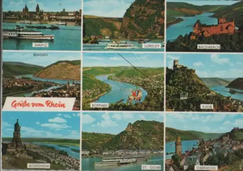 Rhein - u.a. Rüdesheim - 1969
