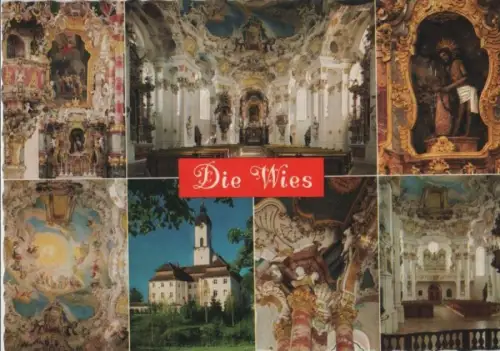 Steingaden-Wieskirche - u.a. Außenansicht - ca. 1975