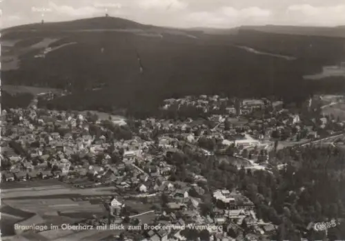 Braunlage - Blick zum Brocken - 1969