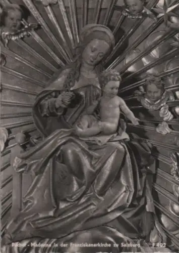 Österreich - Österreich - Salzburg - Franziskanerkirche, Pacher-Madonna - 1953