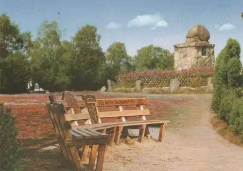 Lüneburger Heide - Hermann-Löns-Gedenkstein - ca. 1995