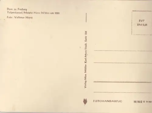 Freiberg, Sachsen - Dom, Tulpenkanzel