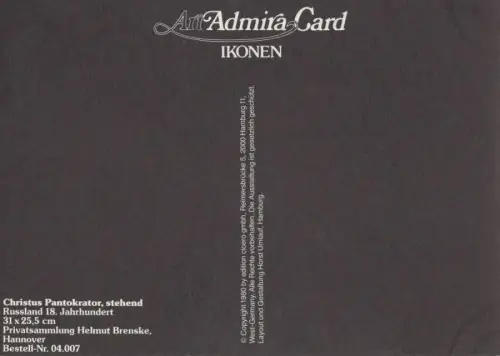 Christus Pantokrator stehend