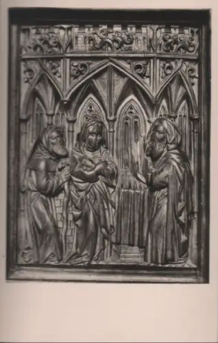 Konstanz - Münster, Linke Portalhälfte - ca. 1950