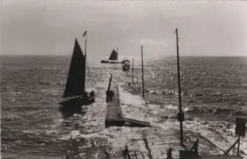 Norderney - An der Segelbuhne - 1964