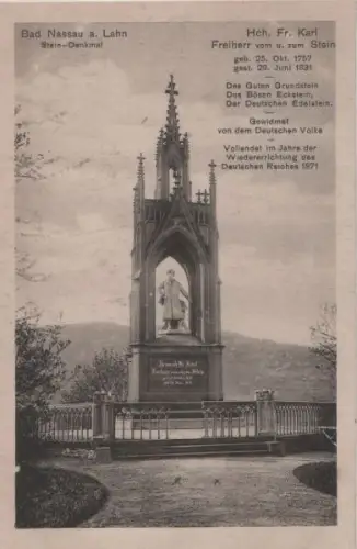 Nassau - Stein-Denkmal - ca. 1935