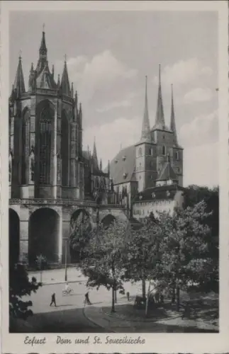 Erfurt - Dom und St. Severikirche - 1938