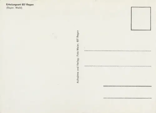 Regen - Ansicht mit Kirche