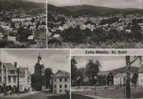 Zella-Mehlis - u.a. Beethovenstraße - 1987