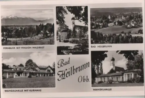 Bad Heilbrunn - u.a. Wandelhalle - ca. 1960