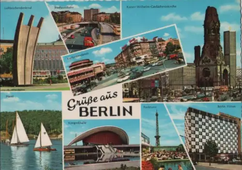 Berlin, Westteil - u.a. Funkturm - ca. 1975