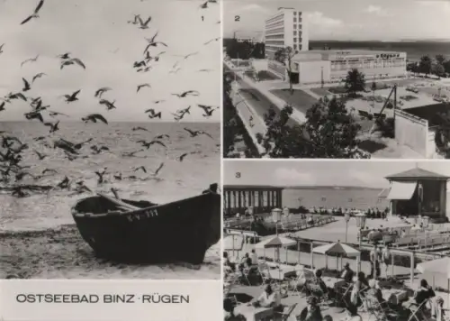 Binz - u.a. Konzertpavillon vor dem Kurhaus - ca. 1980