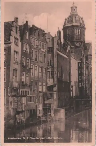 Niederlande - Niederlande - Amsterdam - Vorburgwal - Het Kolkje - ca. 1940