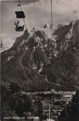Mittenwald - Berglift zum Kranzberg - 1960