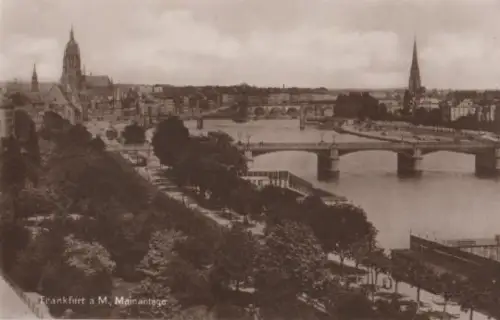 Frankfurt - Mainanlage - ca. 1955