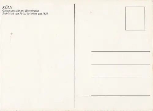Köln - Gesamtansicht mit Rheinhafen