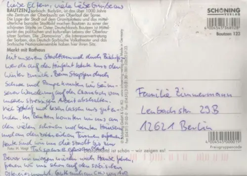 Bautzen - Markt mit Rathaus