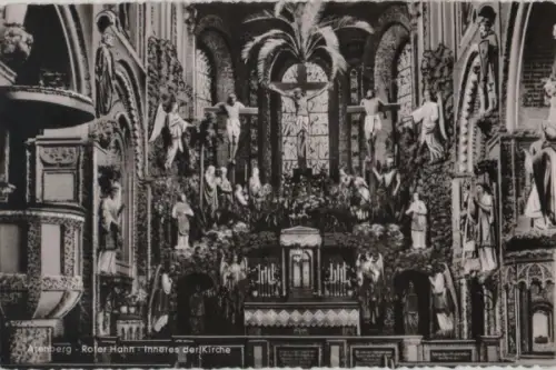 Koblenz-Arenberg - Roter Hahn, Inneres der Kirche - ca. 1960