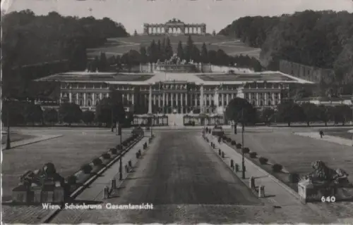Österreich - Österreich - Wien - Schönbrunn Gesamtansicht - 1957