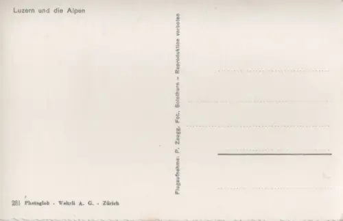 Schweiz - Luzern - Schweiz - von oben