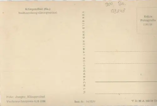 Klingenthal - Sachsenberg-Georgenthal