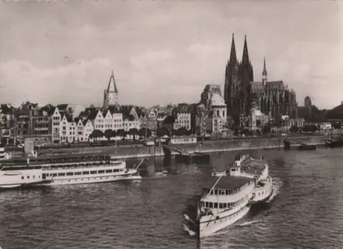 Köln - Rheinansicht - ca. 1970