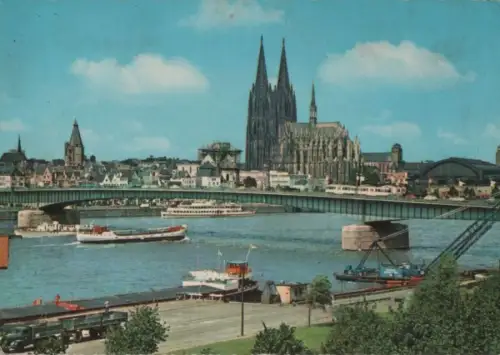 Köln - Dom und Rhein - 1964