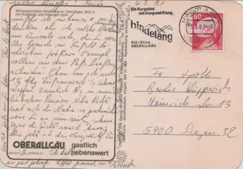 Bad Hindelang - mit Rotspitze