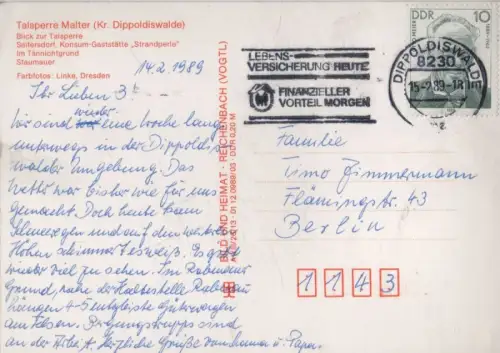 Talsperre Malter - 4 Bilder