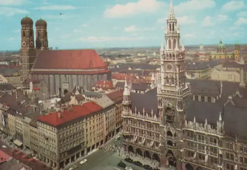 München - Frauenkirche und Rathaus - ca. 1975