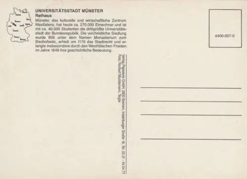 Münster, Westfalen - Rathaus