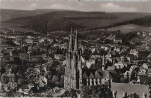 Marburg - Blick vom Schloß - 1962