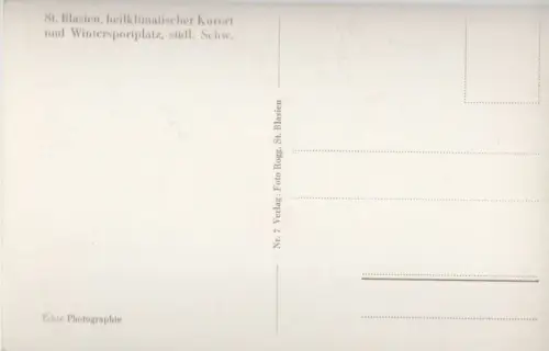 St. Blasien - von Weissenstein