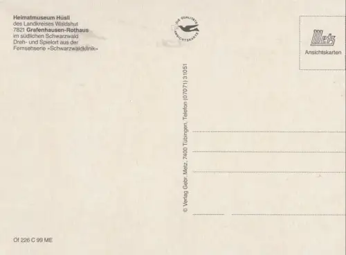 Grafenhausen - Rothaus - Heimatmuseum Hüsli