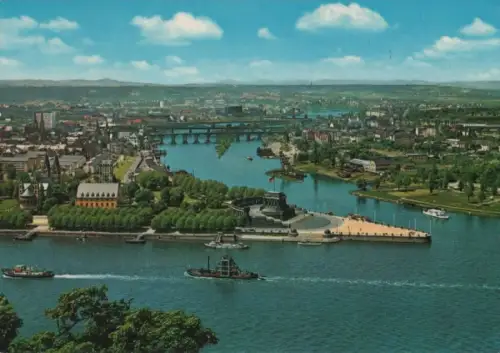 Koblenz - Deutsches Eck - ca. 1975