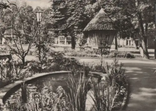 Bad Salzuflen - Goldfischteich vor der Wandelhalle - ca. 1960