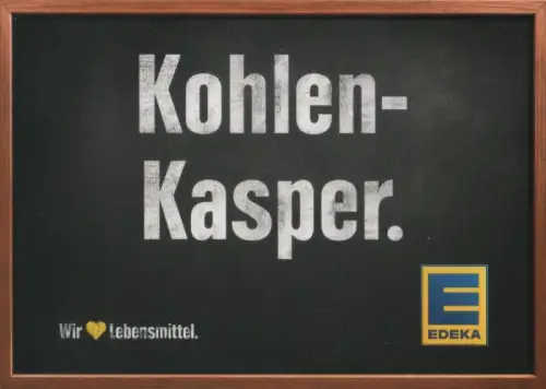 Kohlenkasper Werbung Edeka