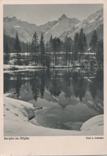 Allgäu - Bergsee - ca. 1950