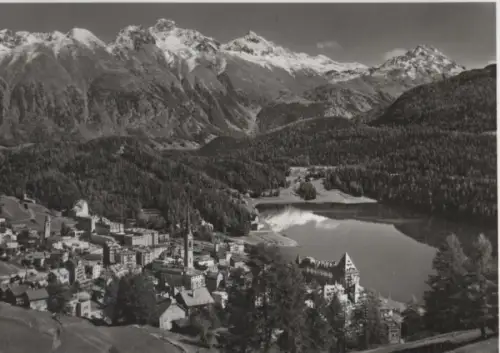 Schweiz - Schweiz - St. Moritz - mit Piz Languard - ca. 1965