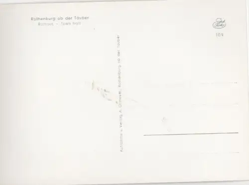 Rothenburg ob der Tauber - Rathaus