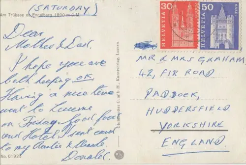 Schweiz - Engelberg - Schweiz - Trübsee