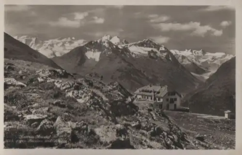 Schweiz - Schweiz - Muottas Muragl - Blick gegen Bernina - ca. 1950