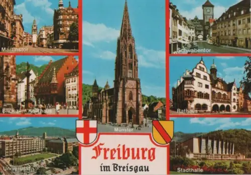 Freiburg - u.a. Universität - ca. 1980