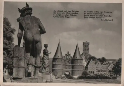 Lübeck - Merkur auf der Puppenbrücke - 1959