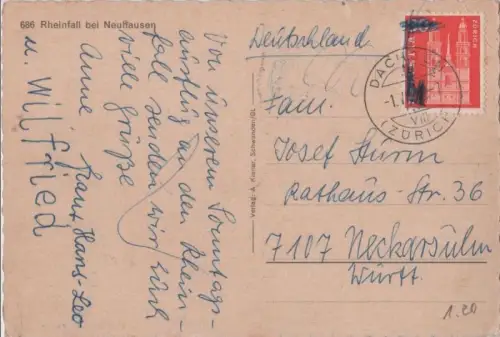 Schweiz - Rheinfall - Schweiz - bei Neuhausen