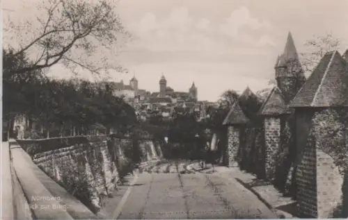 Nürnberg - Blick zur Burg - ca. 1955