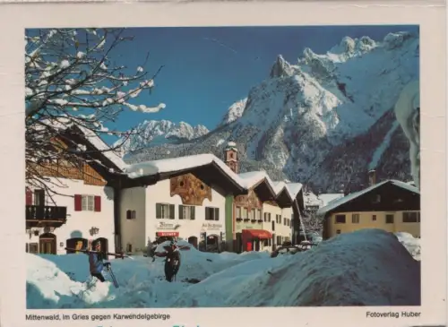 Mittenwald - Gegen Karwendelgebirge