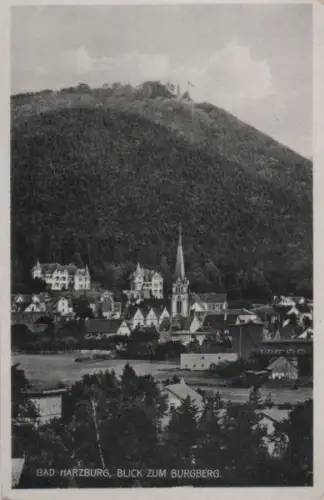 Bad Harzburg - Blick zum Burgberg - 1948
