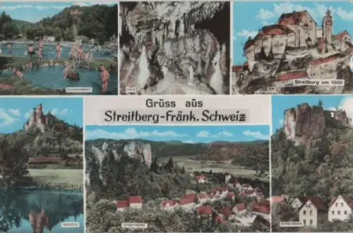 Wiesenttal, Streitberg - u.a. Schwimmbad - 1966